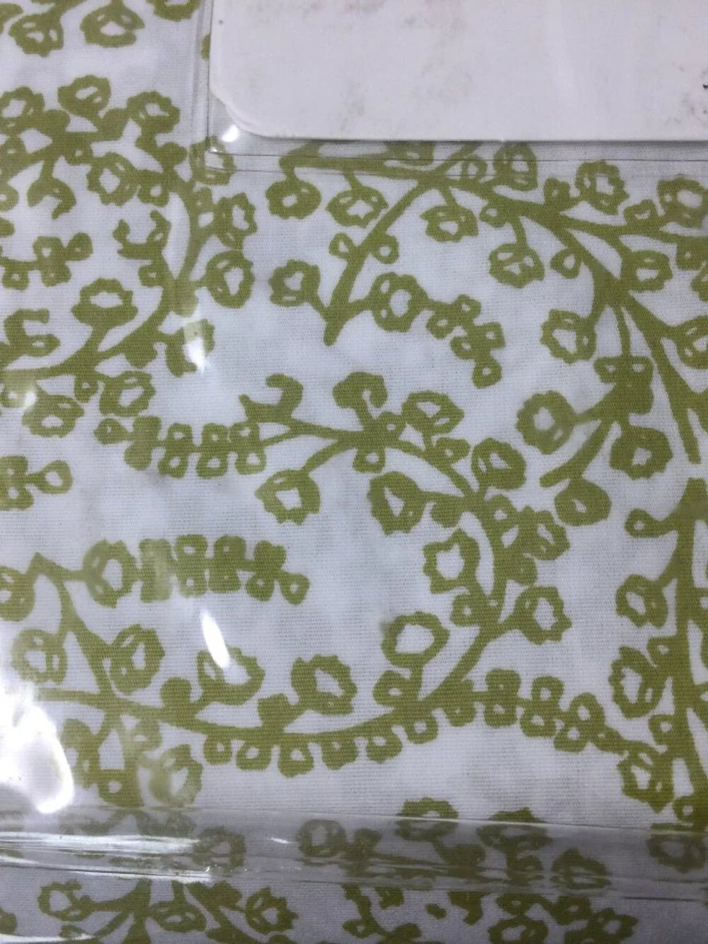 John Robshaw Ludoli Cotton Queen Duvet Cover Green White Paisley 92